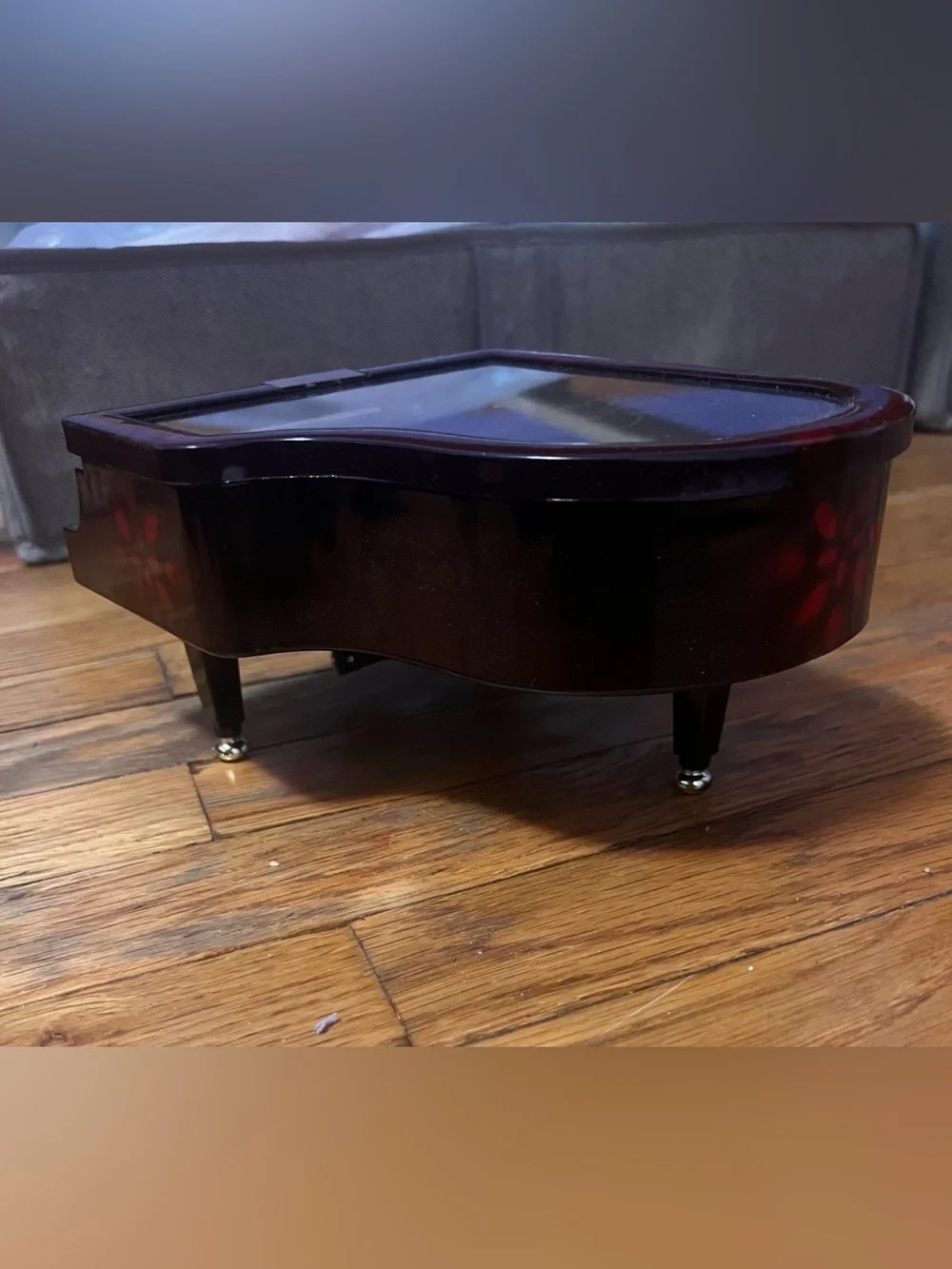 Vintage Kings Grand Piano Jewelry Winding Musical Box